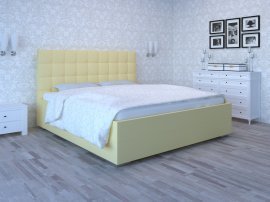 Dvižna postelja Veronika visoka 120x200 cm - Beige