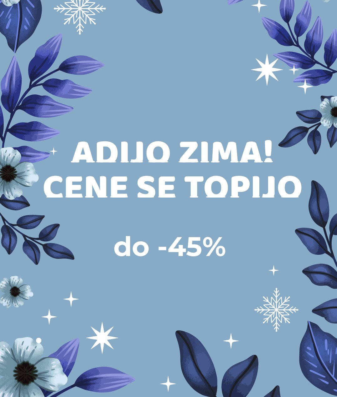 Cene se topijo do -45%