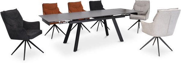 Fola - Jedilniški stol Talis - temno siv