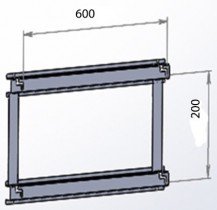 Aqua Rodos - Stropni nosilec SW 20x60