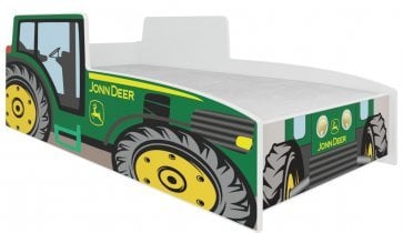ADRK - Otroška postelja Tractor - 80x160 cm - zelena