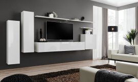 Dnevni TV regal Switch I 330 cm - bel