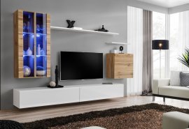 Dnevni TV regal Switch XII 270 cm LED - votan/bel