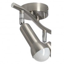 Candellux - Stropna svetika Arc Spot 2x40W E14 Satin Nickel