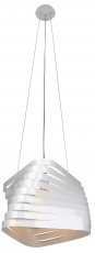 Candellux - Viseča stropna svetilka Bizo 1x60W E27 38cm White