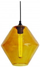 Candellux - Viseča stropna svetilka Bremen 1x60W E27 Orange