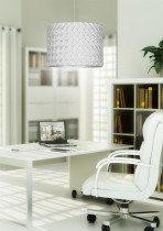 Candellux - Viseča stropna svetilka Susan 31 1x60W E27 White