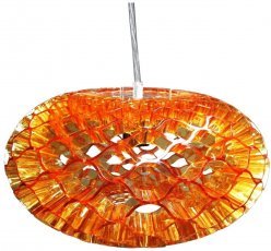 Candellux - Viseča stropna svetilka Honey 1x60W E27 Amber 