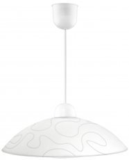 Candellux - Viseča stropna svetilka Malibu1x60W E27 White