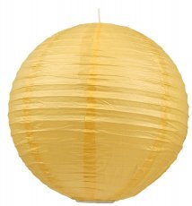 Candellux - Viseča stropna svetilka Paper Sphere 50 Yellow 