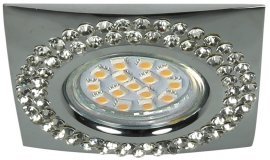 Candellux - Reflektorska svetilka SOC-04 CH GU10 50W 230V Chrome