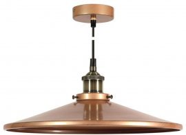 Candellux - Viseča stropna svetilka Tila 36 1x60W E27 Copper
