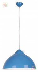 Candellux - Viseča stropna svetilka Uni 38 1x60W E27 Blue