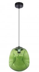 Candellux - Viseča stropna svetilka Club Pendant 1x60W E27 Green