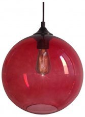 Candellux - Viseča stropna svetilka Edison Pendant 1x60W E27 Red