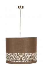 Candellux - Viseča stropna svetilka Arabesca 1x60W E27 Brown