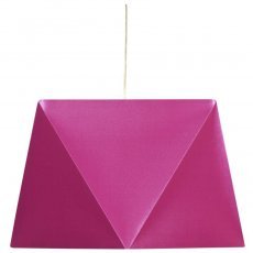 Candellux - Viseča stropna svetilka Hexagen 1x60W E27 Pink