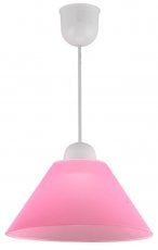 Candellux - Viseča stropna svetilka Fama E27 1X60W Pink 