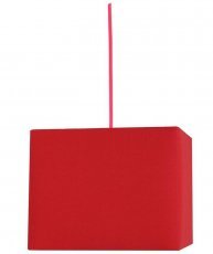 Candellux - Viseča stropna svetilka Basic 1x60W E27 Red