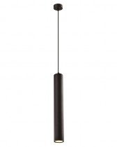 Candellux - Viseča stropna svetilka Tubo 40cm 1x25W GU10 Black