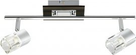 Candellux - Stropna svetilka Cava 2x40W G9 Chrome/Wenge