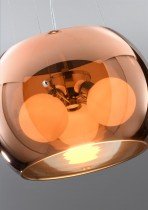 Candellux - Viseča stropna svetilka Gemo 40 3x40W G9 Golden