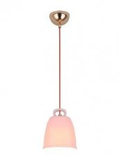 Candellux - Viseča stropna svetilka Sewilla 1x40W E27 Pink