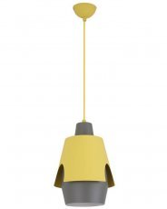 Candellux - Viseča stropna svetilka Falun 1x40W E27 Yellow