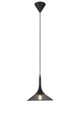 Candellux - Viseča stropna svetilka Kiruna S 1x40W E27 Black
