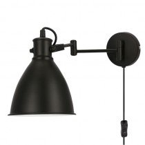 Candellux - Stenska svetilka Espera 1x40W E27 Black