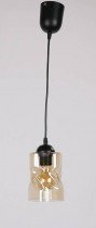 Candellux - Viseča stropna svetilka Felis 1x60W E27 Black