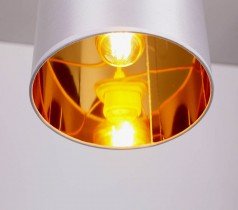 Candellux - Viseča stropna svetilka Atlanta 1x40W E27 White