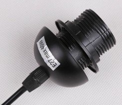 Candellux - Viseča stropna svetilka Bistro 3x40W E27 Black/Brown