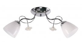 Candellux - Viseča stropna svetilka Ariam 2x40W E27 White