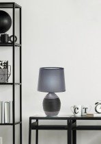 Candellux - Namizna svetilka Ambon 1x40W E14 Black