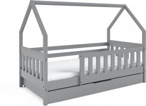 PKMebel - Otroška postelja Jasmine 80x160 cm - siva