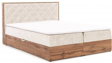 Meble Gruška - Boxspring postelja Wood 10 - 120x200 cm