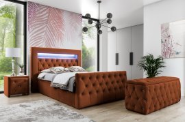 Meble Gruška - Boxspring postelja Singapur Lux - 160x200 cm