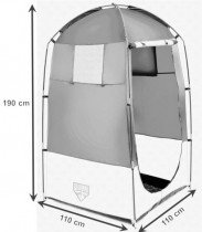 Chomik - Garderoba za kampiranje 110x110x190cm - BES68002