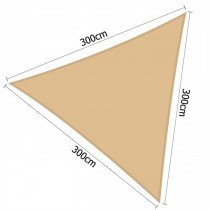 Chomik - Trikotna tenda 3m - bež - TUN0433