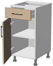 Spodnji modul Sunrise Premier - LDD-(1+1)40/82 - korpus venge