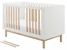 Pinio - Otroška postelja Miloo - 70x140 cm - bela