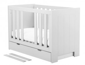 Pinio - Otroška postelja Calmo - 60x120 cm - bela