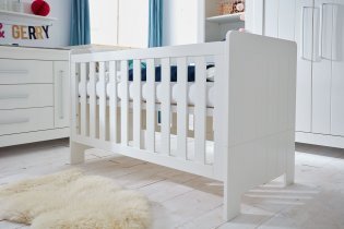 Pinio - Otroška postelja Calmo - 70x140 cm - bela
