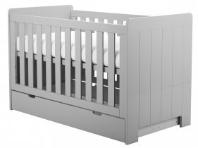 Pinio - Predal za otroško posteljo - 70x140 cm - siv