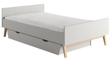Pinio - Otroška postelja Swing - 120x200 cm - siva