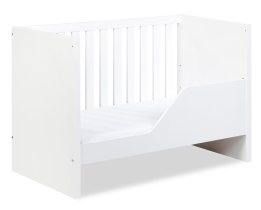 Little Sky - Varnostna ograja za otroško posteljo Amelia - 60x120 cm - bela