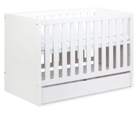 Little Sky - Predal za otroško posteljo Amelia - 60x120 cm - bela