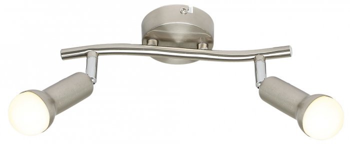 Candellux - Stropna svetika Arc Spot 2x40W E14 Satin Nickel