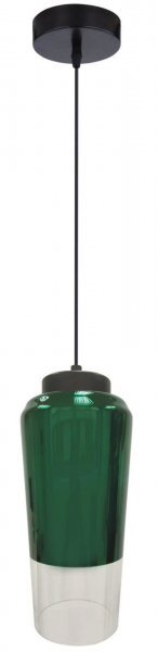Candellux - Viseča stropna svetilka Tube 1x60W E27 Green